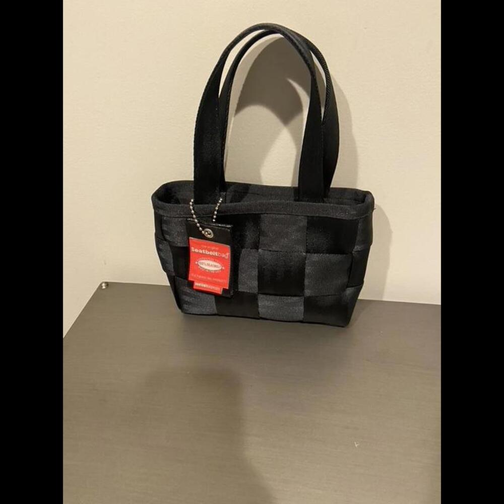 Harvey’s Black Seatbelt Bag- The Original Detroit- EUC